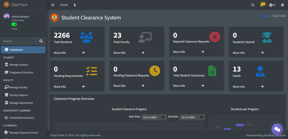 Clearance System 3
